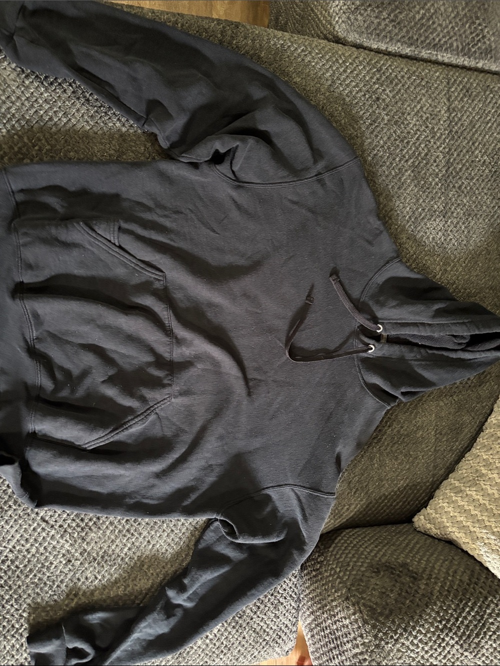 Fruit of the Loom Black Men's Pullover Hoodie